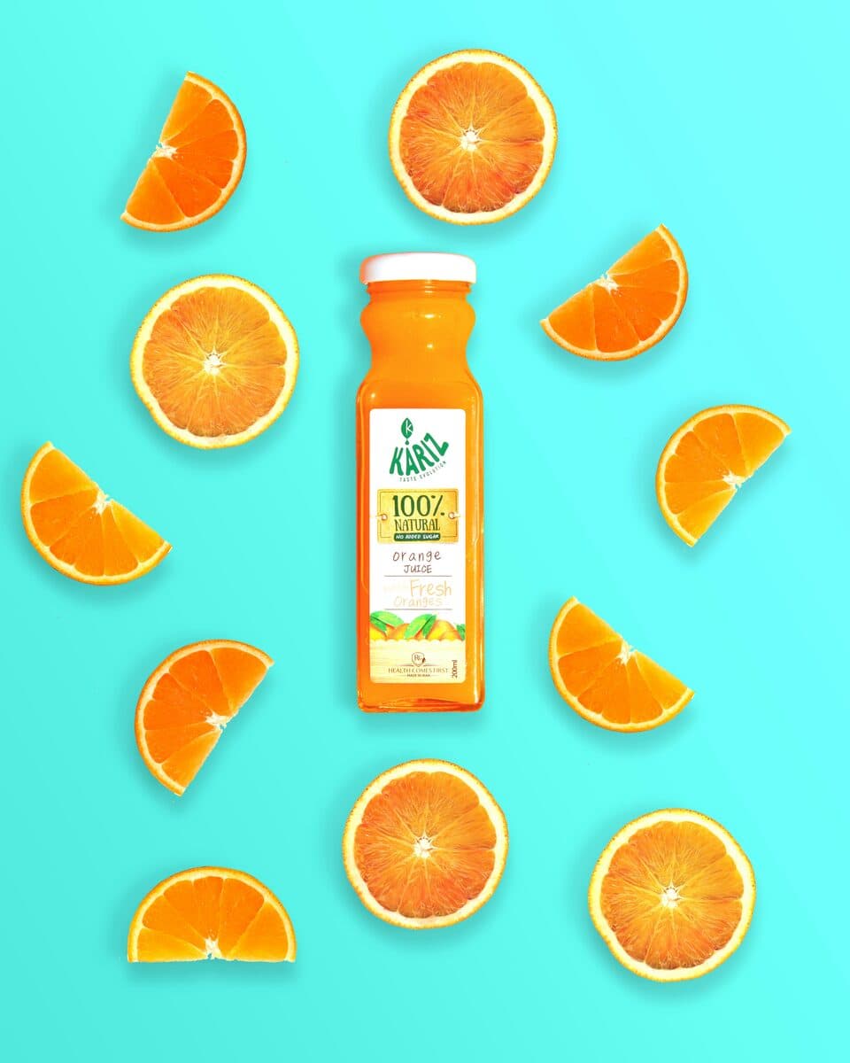 Jus d'orange 100% pur jus 1L
