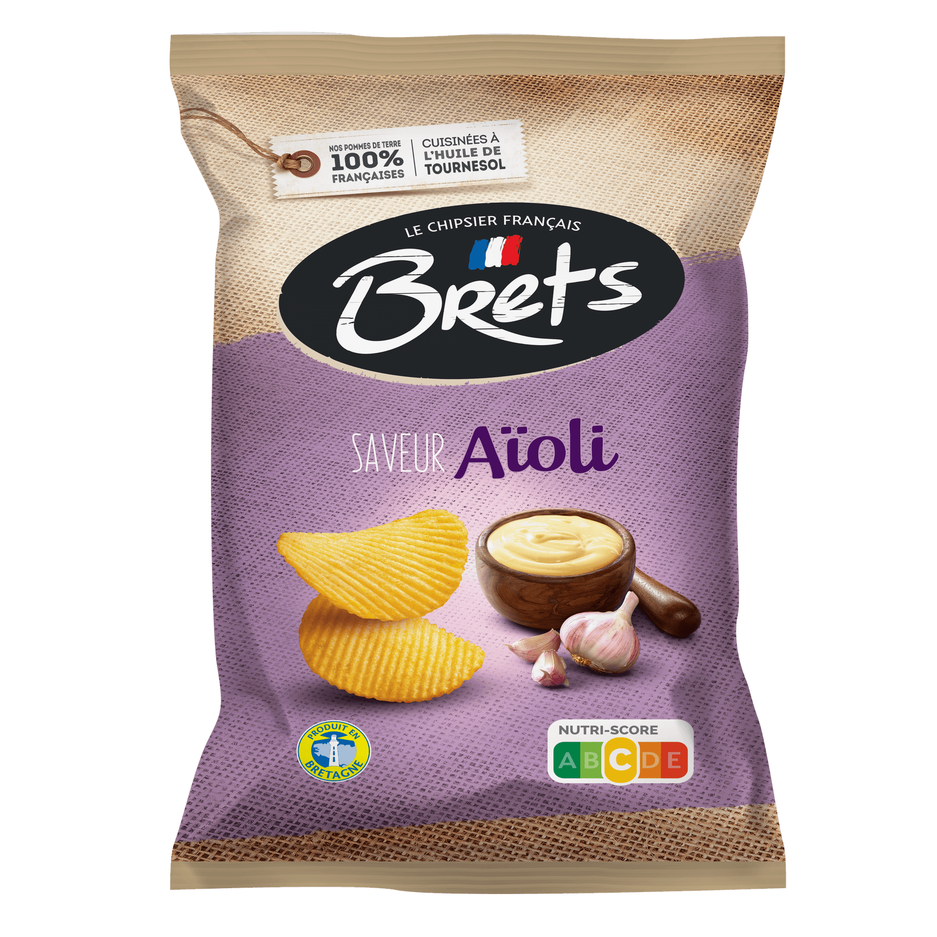 Bret's chips saveur Aioli 125g