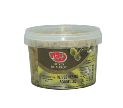 Olive verte en rondelles Chatar 550g