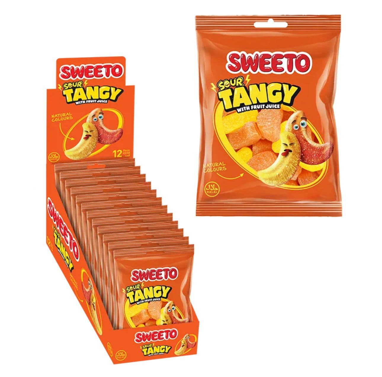 Sweeto - Quartier de mandarine acides 75g