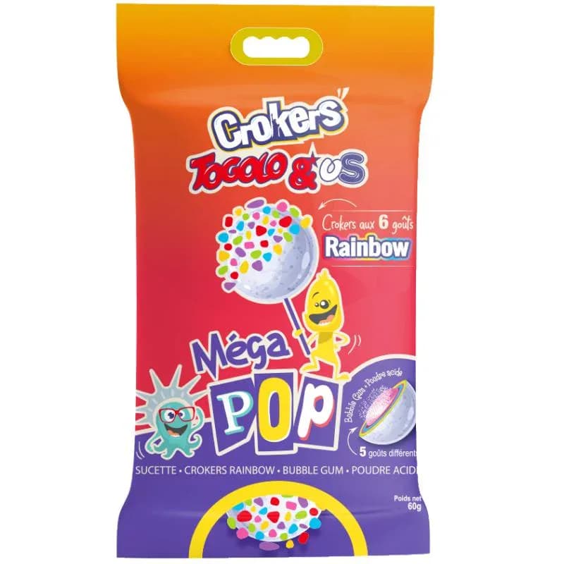 Sucette Mega Pop Crokers 60G