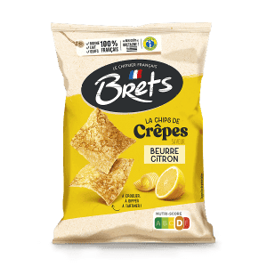 Bret's chips de crêpes saveurs beurres citron 50g