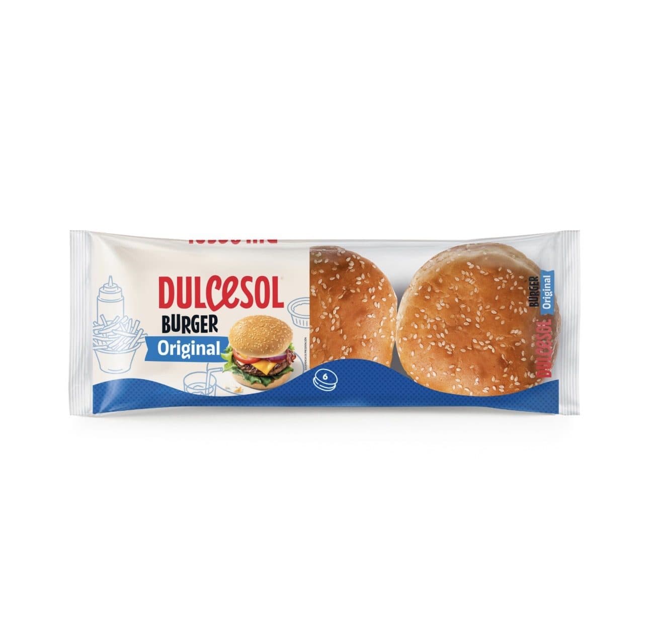 Burger avec sésame Dulcesol 330g