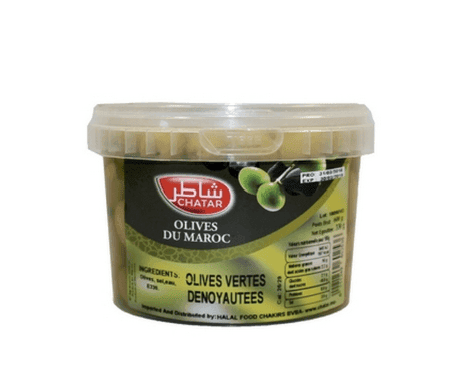 Olive verte dénoyautées Chatar 550g