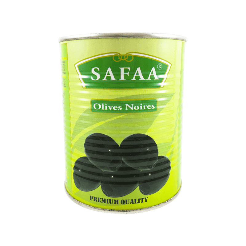 Olives noires dénoyautées Wafaa 4/4 800g