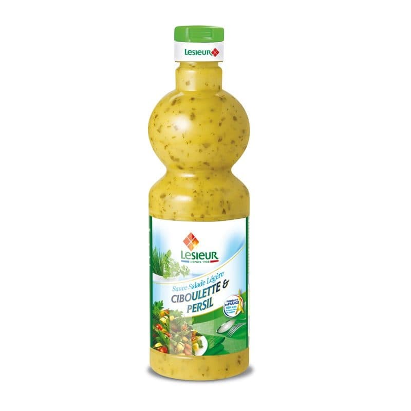 Sauce salade ciboulette persil Lessieur 50cl