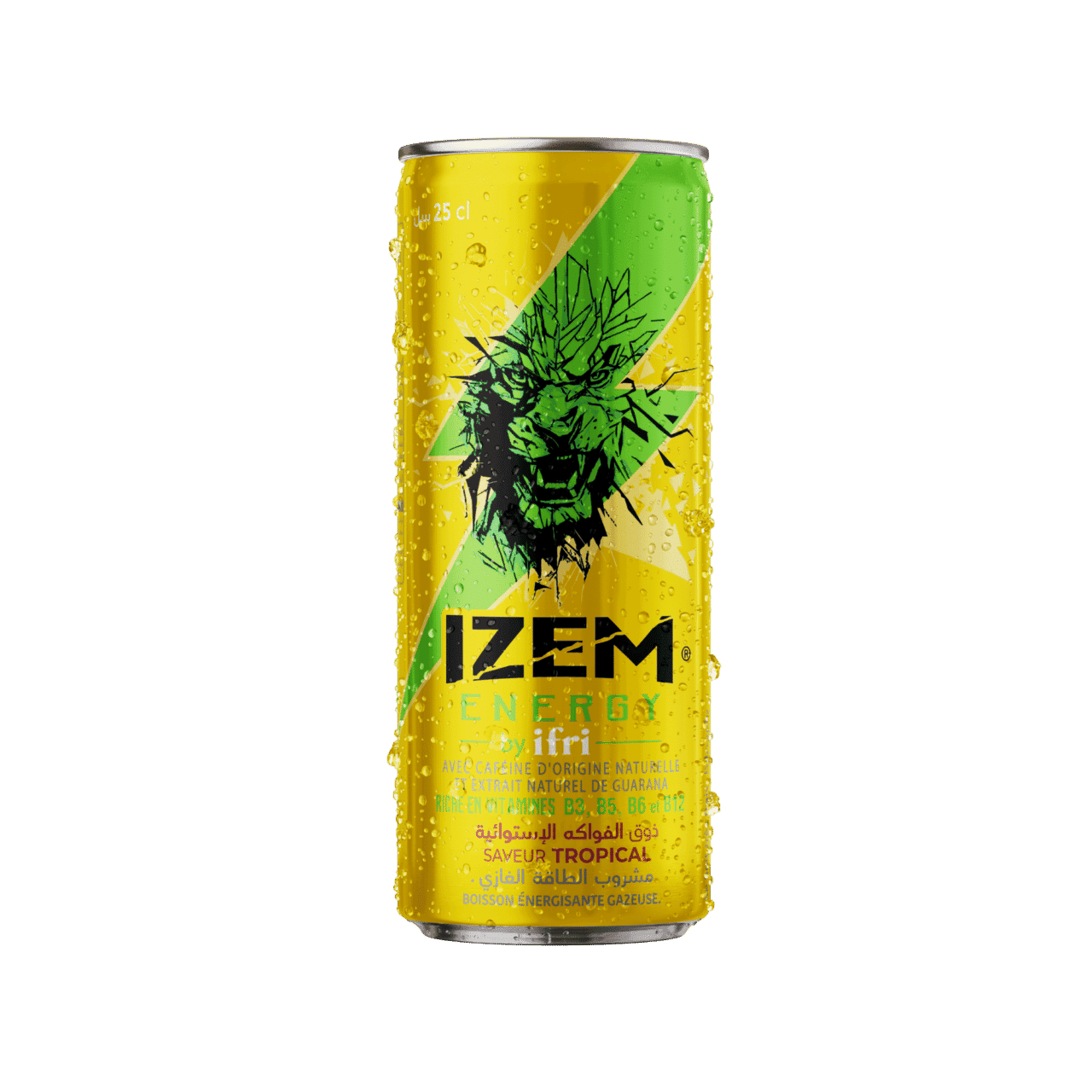 Izem energy saveur tropical canette 24cl