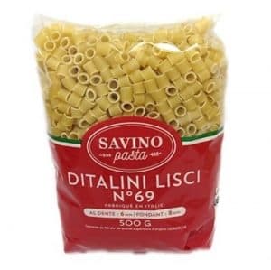 Pâtes Ditalini Lisci "Fell 3" n°69 Savino Pasta 500g