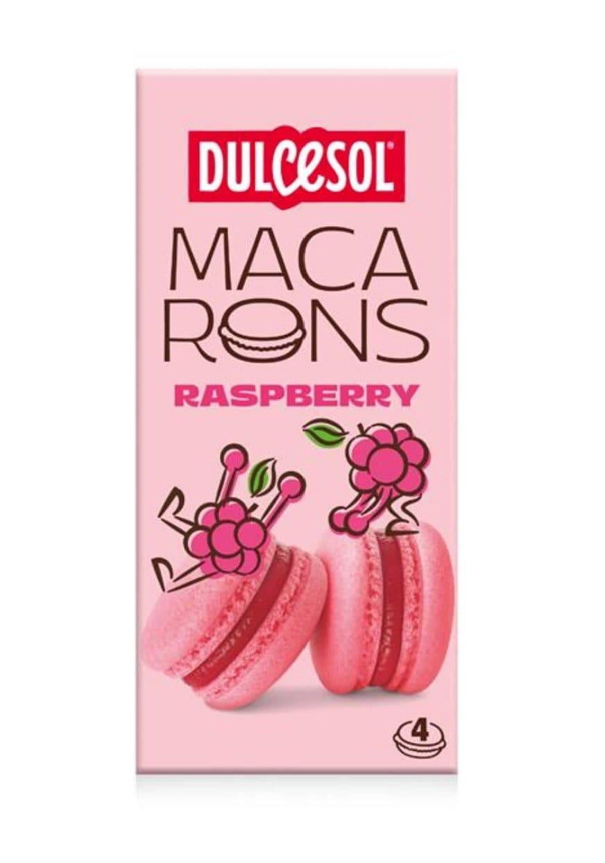 Macaron à la framboise*4 Dulcesol 90g