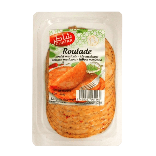 Chatar roulade poulet mexicain DLC 4 mois 130g