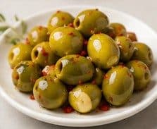 Olive verte entières piquantes seau Chatar 8kg