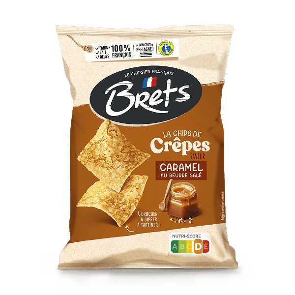 Bret's chips de crêpes saveurs caramel au beurre salée 50g