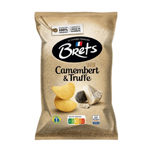 ÉDITION LIMITÉE : Bret's chips saveurs Camembert & Truffe 125g