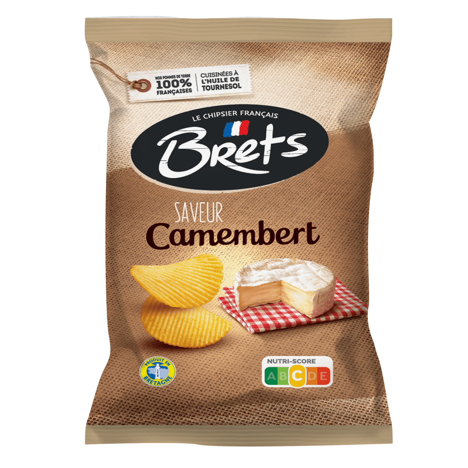 Bret's chips saveur Camembert 125g