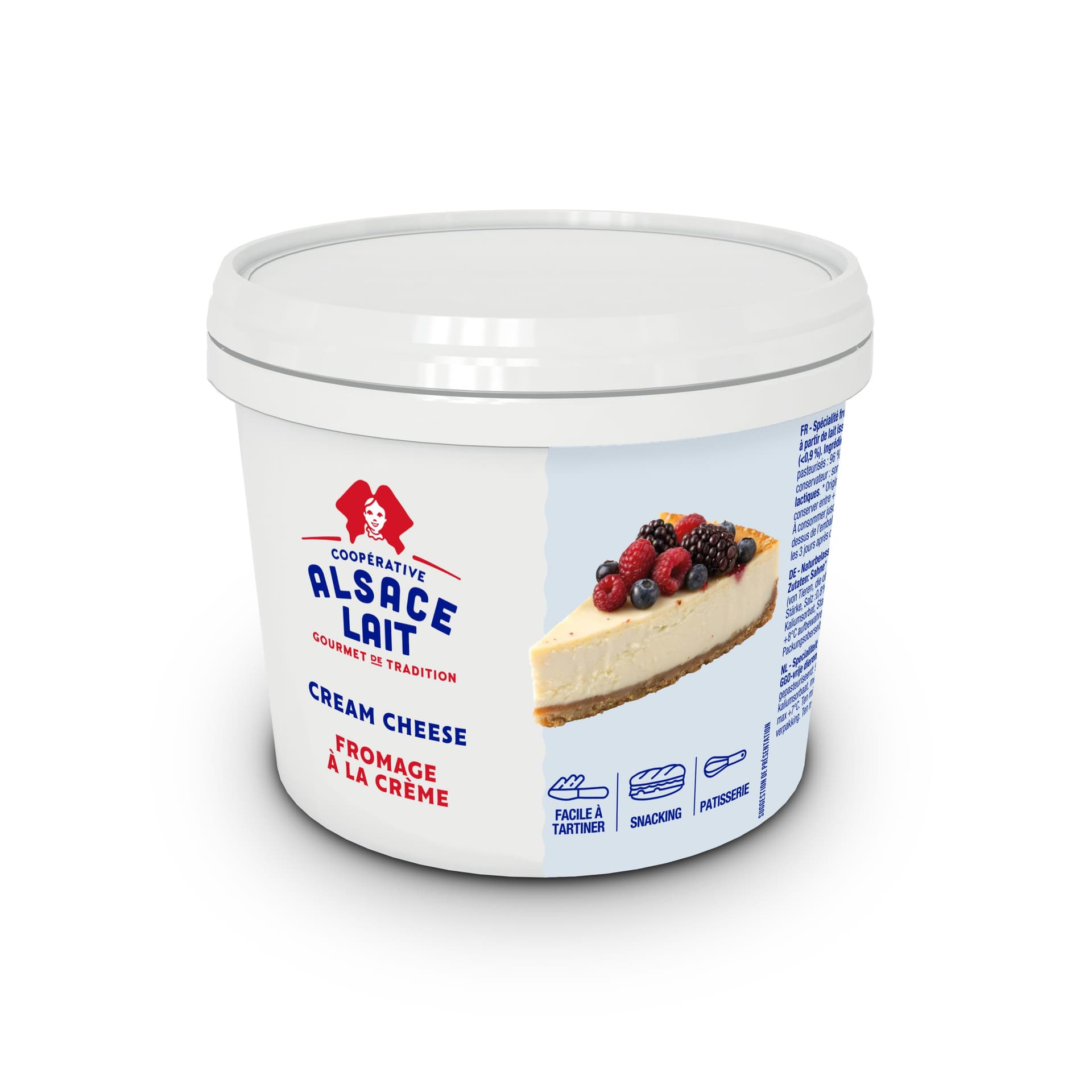 Cream cheese Alsace lait 1kg