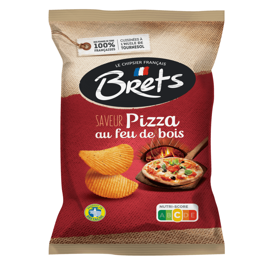 Bret's chips saveur Pizza au feu de bois 125g