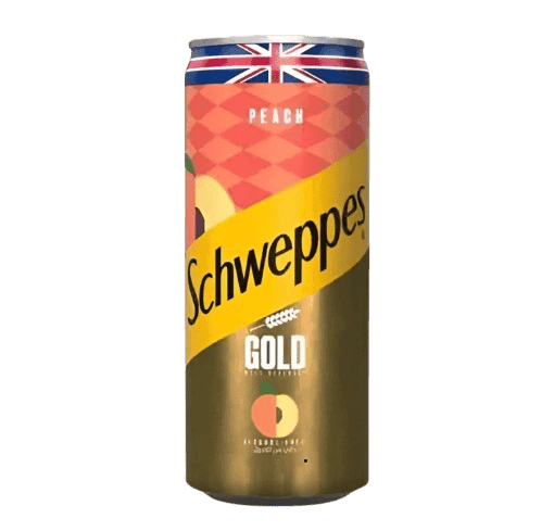 Schweppes gold pêche canette 24cl