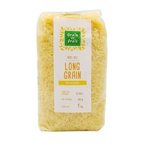 Grain de frais - Riz long étuvé 1kg