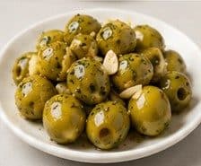 Olive verte à l’ail seau Chatar 8kg