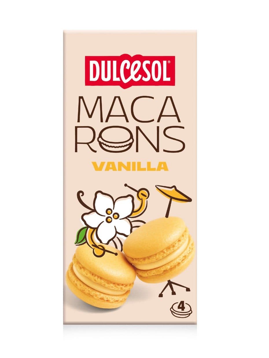 Macaron à la vanille*4 Dulcesol 90g