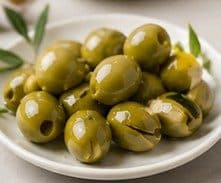 Olives vertes entières cassées seau Chatar 8kg