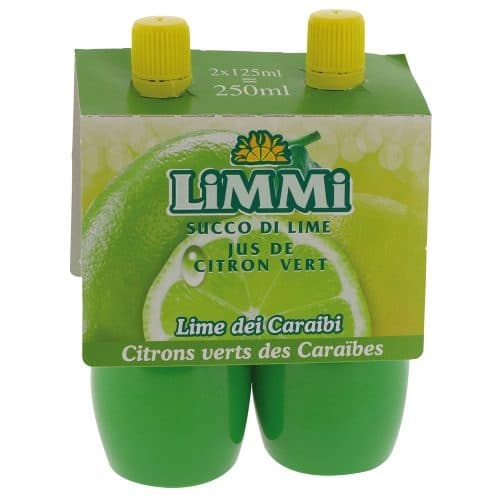 Jus de citron vert pressées Limmi bouteille 2x125ml