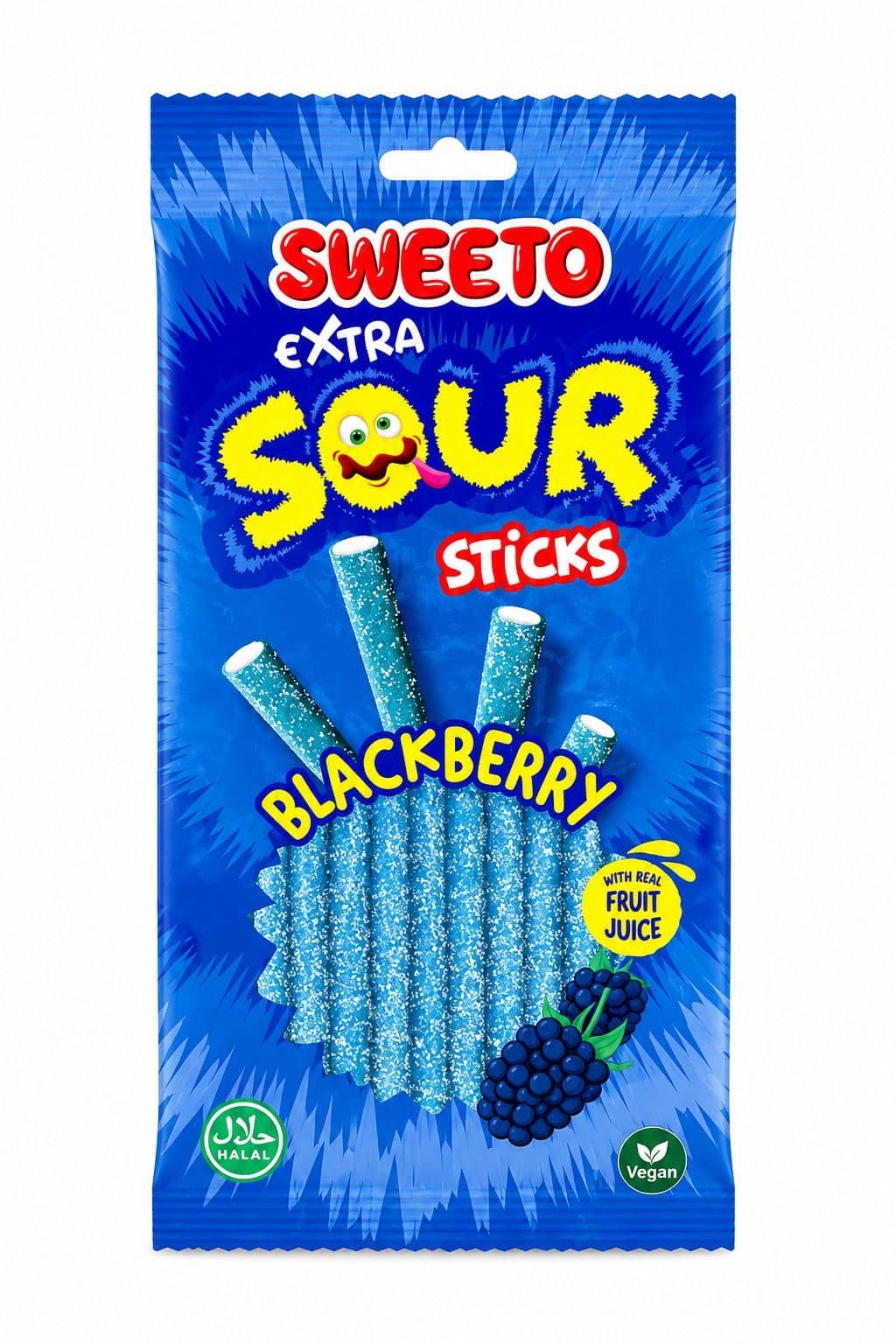 Sweeto - Stick mûres acides 75g