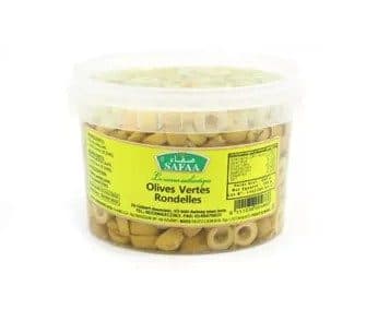 Olives vertes en rondelles Safaa 600g
