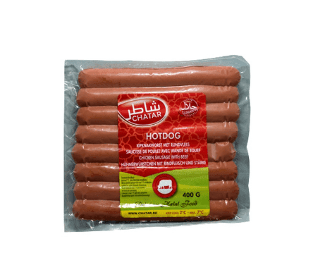 Chatar hot-dog boeuf 400g