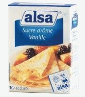 Alsa sucre vanillé 10*7,5g