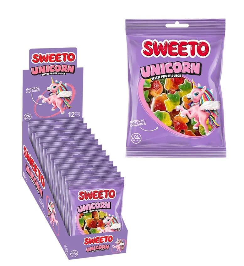 Sweeto - Licornes lisses 80g