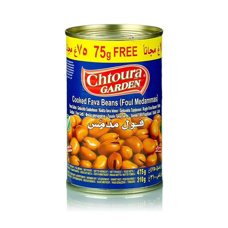 Foul Madamas Chtoura Garden 400g + 75g OFFERT