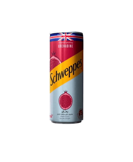 Schweppes grenade canette 24cl