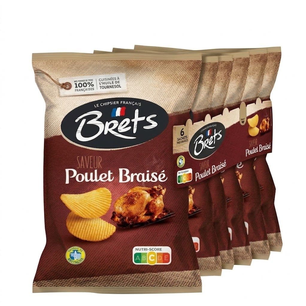 Bret's chips saveur Poulet Braisé 40g