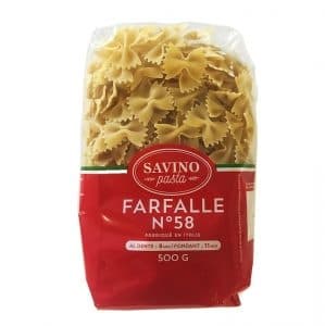 Pâtes Farfalle n°58 Savino Pasta 500g