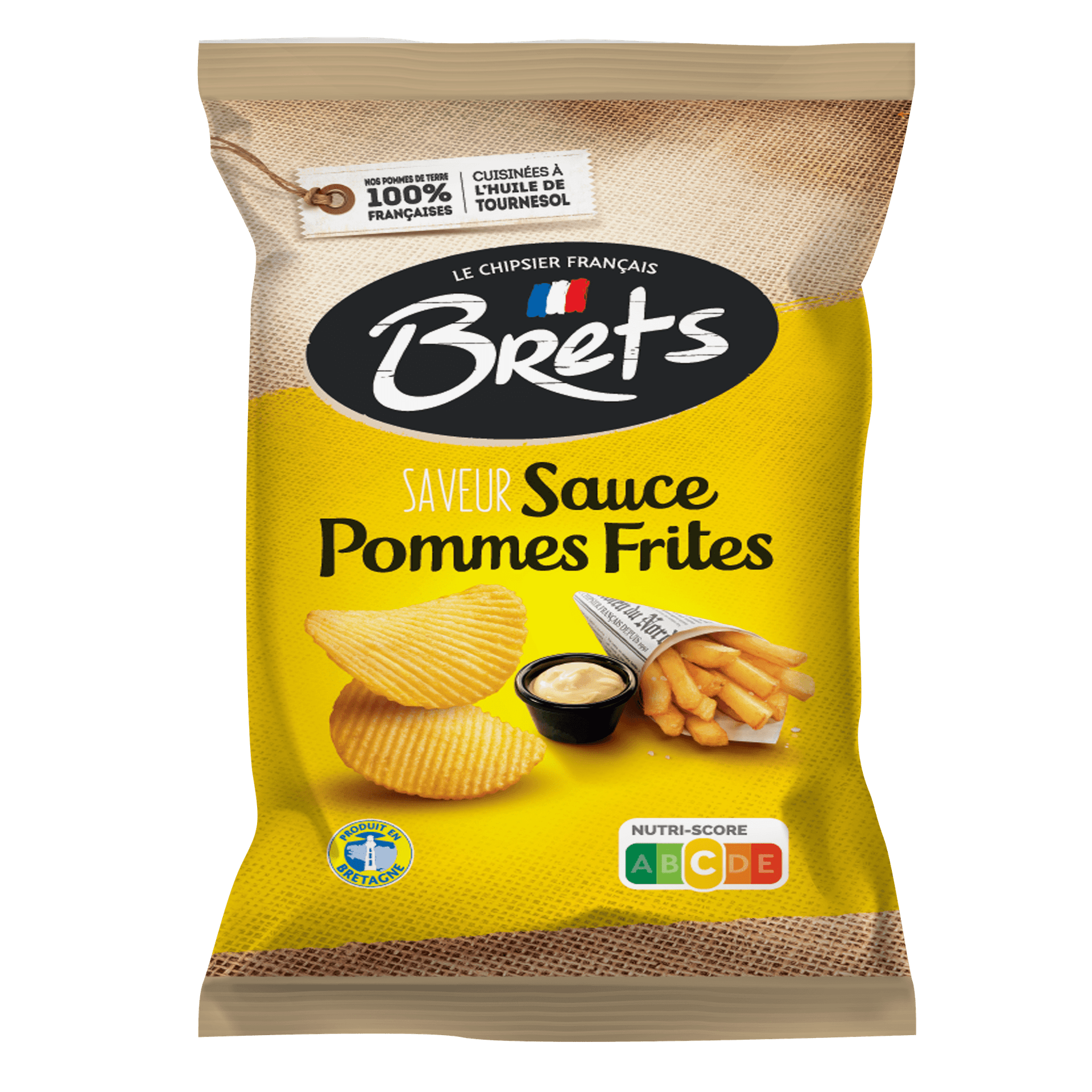Bret's chips saveur sauce Pommes Frites 125g