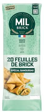 Feuille de brick spéciale samoussa Mil'brick 150g