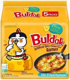 Samyang - Buldak Inst. Noodles hot chicken cheese - yellow (multi 8x5pc)