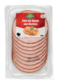 84579 Volibon filet de dinde aux herbes DLC 4 mois 150g