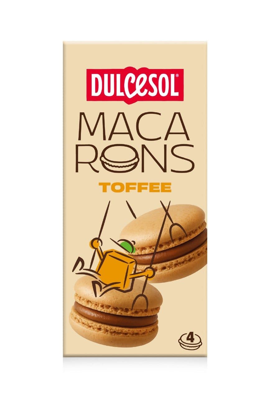 Macaron au toffee*4 Dulcesol 90g