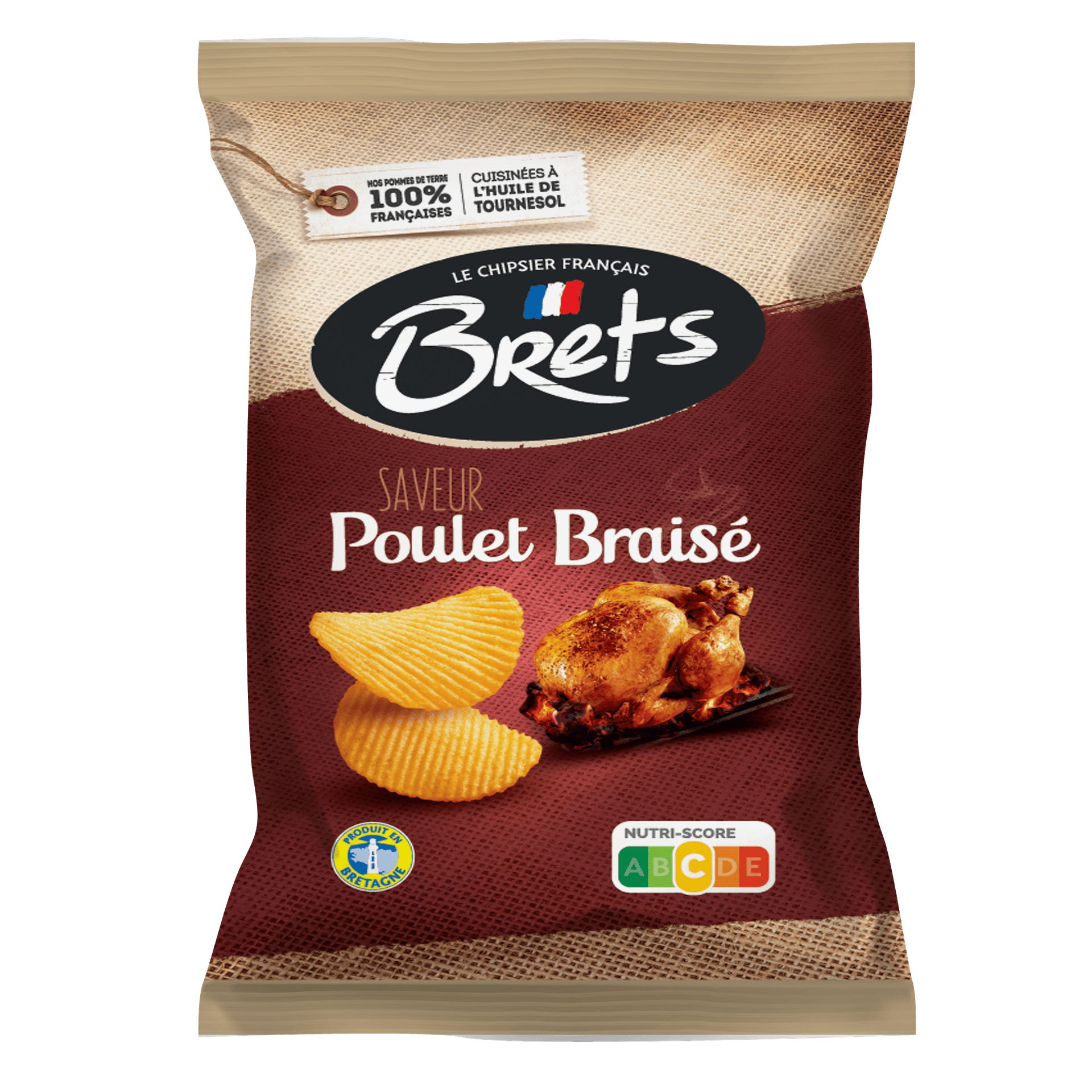 Bret's chips saveur Poulet Braisé 125g