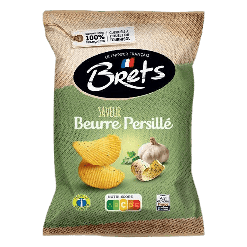 Bret's chips saveur beurre persillé 125g